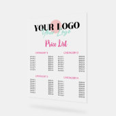 Chaud Rose votre logo Salon Prix (Angle)