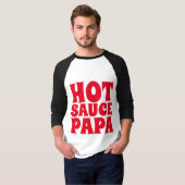 CHAUD SAUCE PAPA MENS T-shirts Tee - shirt (Devant entier)