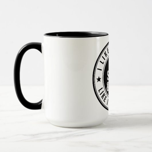 Chaud Strong & Bitter Men Café Mug (Gauche)