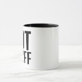 CHAUD STUFF FUNNY CAFÉ MUG (Centre)