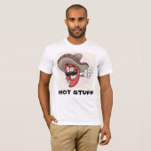 CHAUD STUFF FUNNY HOTTIE T-SHIRT (Devant entier)