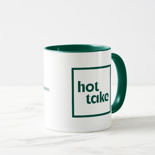 Chaud Take Mug (Devant droit)