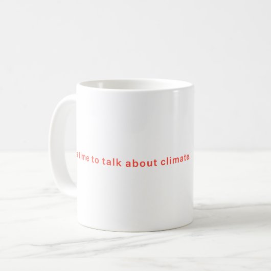 Chaud Take Mug - Coral (Devant gauche)