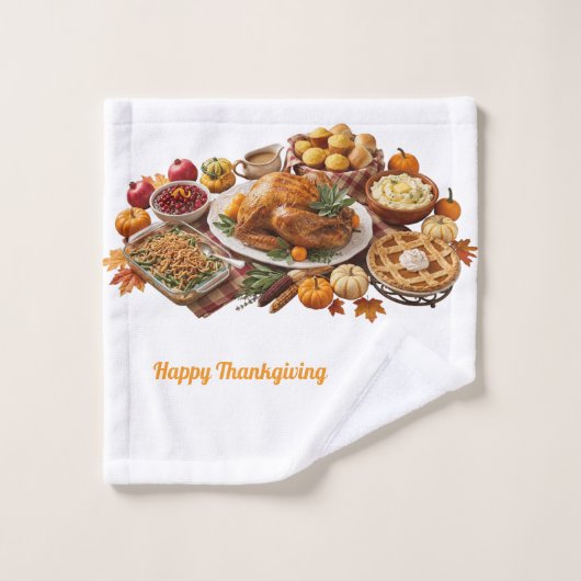 Chaud torchon de Thanksgiving pour la récolte de f (Gant de toilette)