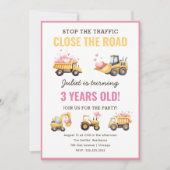 Chaudière de Camion de construction Invitation d'a (Devant)