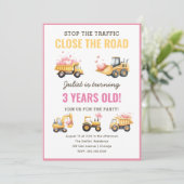 Chaudière de Camion de construction Invitation d'a (Debout devant)