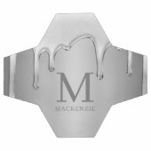 Chaudrage Chrome Metal Monogramme (Plat)