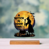 Chaudron de lune d'Halloween de bonne sorcière_1 (Neutre)