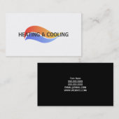 Chauffage et climatisation Carte de visite de refr (Devant / Derrière)
