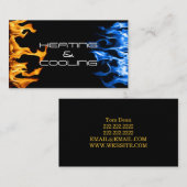 Chauffage et climatisation Carte de visite de refr (Devant / Derrière)