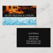Chauffage et climatisation Carte de visite de refr (Devant / Derrière)