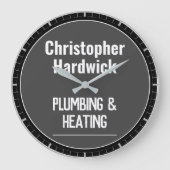 Chauffage et plomberie Horloge murale du bureau (Recto)