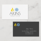 Chauffage et refroidissement Carte de visite HVAC (Devant / Derrière)