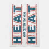 CHAUFFAGE serviette personnalisée (Vertical)