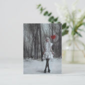 Chauffer ma carte postale de coeur (Debout devant)