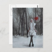 Chauffer ma carte postale de coeur (Devant / Derrière)