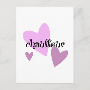 Chauffeur Briefkaart