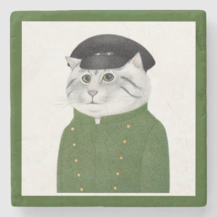 CHAUFFEUR CAT-Onderzetter van marmer Stenen Onderzetter