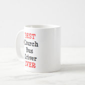 chauffeur de bus, église, meilleur tasse de café (Devant gauche)