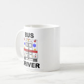 Chauffeur de bus - tasse (Devant gauche)