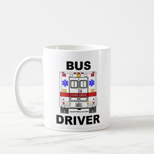 Chauffeur de bus - tasse (Gauche)