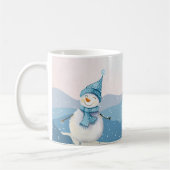 Chauffeur de neige d'hiver Mugs (Gauche)