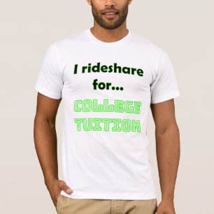 Chauffeur de Rideshare amusant T-shirt Enseignem