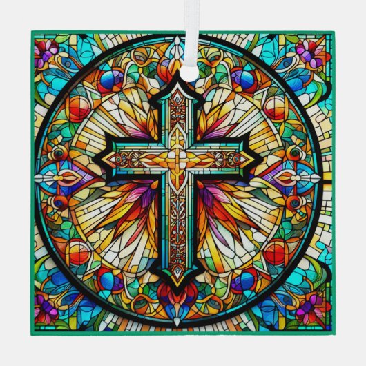 Chauffeur de soleil pour ornement en verre de croi (Verso)