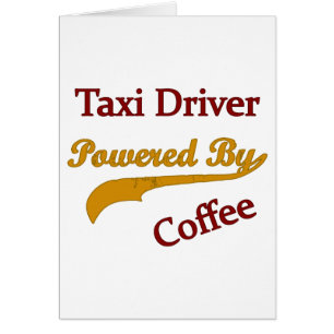 Chauffeur de taxi actionné par le café