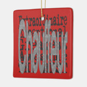 Chauffeur Extraordinaire Keramisch Ornament (Links)