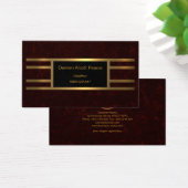 Chauffeur Ritzy Unique Élégant Rouge Grunge (Bureau)