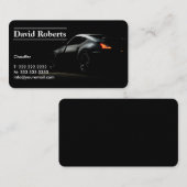 Chauffeur Taxi Driver Professional Dark Visitekaartje (Voorkant / Achterkant)