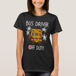 Chauffeur van dienst laatste dag van de schoolzome t-shirt