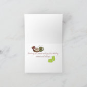 Chauffez la carte de vacances de souhaits (Intérieur)