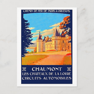 Chaumont, Kasteel van de Loire,Frankrijk,reizen in Briefkaart