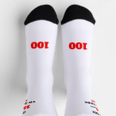 Chaussette 100th Birthday Socks Men Funny (Haut)