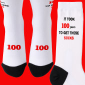 Chaussette 100th Birthday Socks Men Funny
