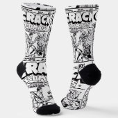 Chaussette 1940's CRACK Comics Socks (Angulaire)
