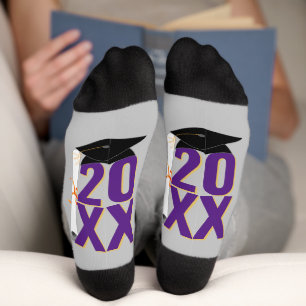 Chaussette 20XX Casquette et diplôme