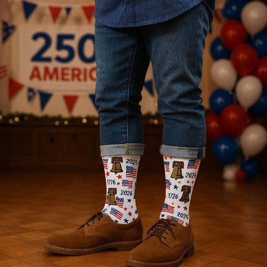 Chaussette 250th Anniversary Liberty Bell Socks