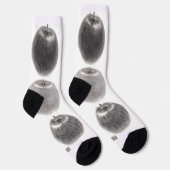 CHAUSSETTE 3個のりんご　縦 (Droite)