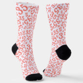 Chaussette 35e anniversaire Coral Random Numéro Motif (Angulaire)