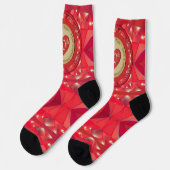 Chaussette 40e anniversaire Rubis  (Gauche)