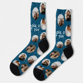 Chaussette 4 Collage De Photo Nous Faisons Une Grande Paire (Gauche)