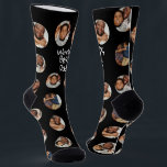 Chaussette 4 Collage de photos Mondes meilleur papa<br><div class="desc">4 Photo Collage Modèle Faites votre propre paire de chaussettes amusantes - avec les mots "Worlds Best Dad" parfait pour la fête des pères ou n'importe quel jour pour montrer combien vous aimez votre père - chaussettes de Ricaso - disponibles en différentes couleurs en magasin</div>