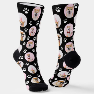 Chaussette 4 Collage photo Faites votre propre chien amusant 