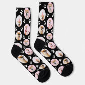 Chaussette 4 Collage photo Faites votre propre chien amusant  (Droite)