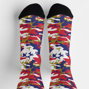 Chaussette 4 juillet, Jour de l'Indépendance, Or de camouflag