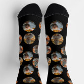 Chaussette 4 Photo Collage Template Make Your Own Fun Socks (Haut)