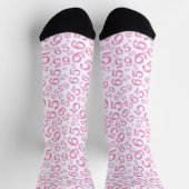 Chaussette 65e anniversaire Pink Random Numéro Motif (Haut)